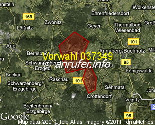 Vorwahlkarte 037349 – Scheibenberg