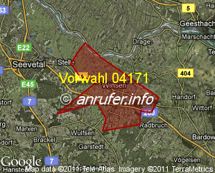 Vorwahlkarte 04171 – Winsen Luhe