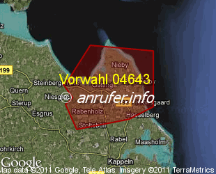 Vorwahlkarte 04643 – Gelting Angeln