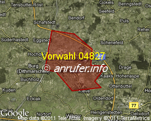 Vorwahlkarte 04827 – Wacken