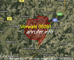 Vorwahlkarte 06291 – Adelsheim