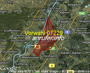 Vorwahlkarte 07229 – Iffezheim