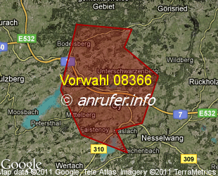 Vorwahlkarte 08366 – Oy-Mittelberg