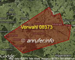 Vorwahlkarte 08373 – Altusried