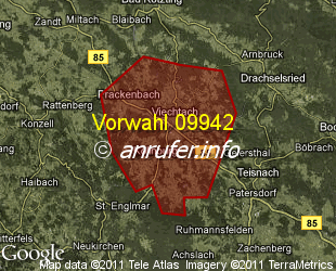 Vorwahlkarte 09942 – Viechtach